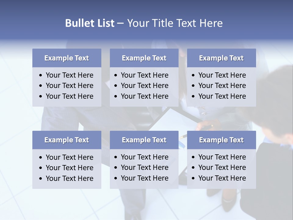 Team Communication Businesswoman PowerPoint Template