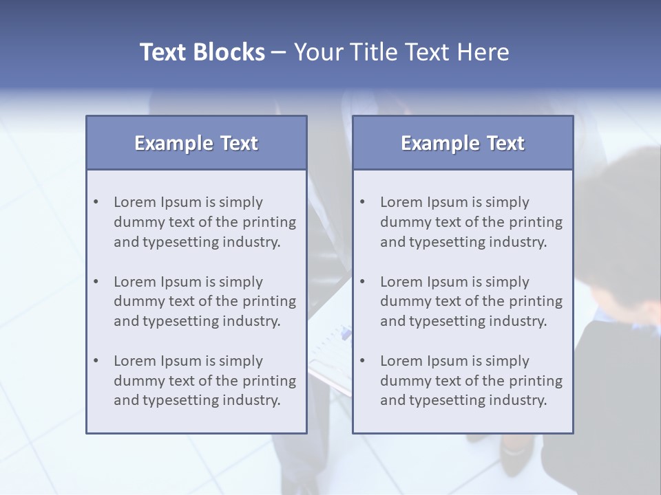 Team Communication Businesswoman PowerPoint Template