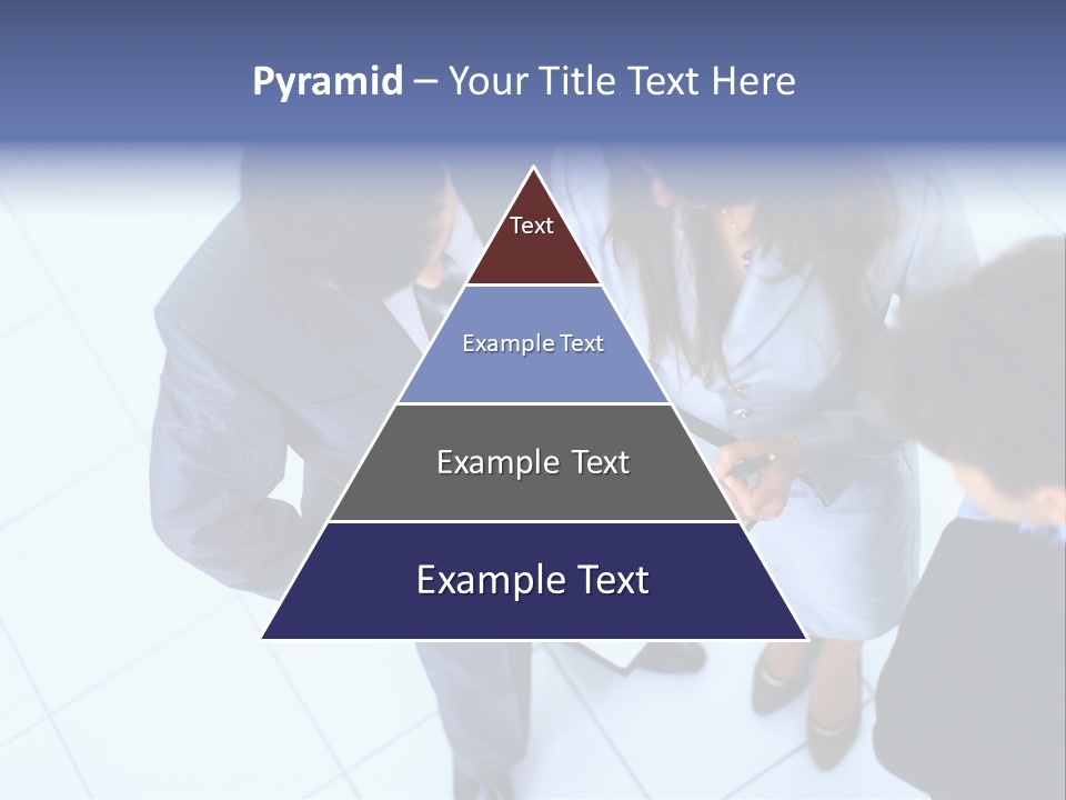 Team Communication Businesswoman PowerPoint Template