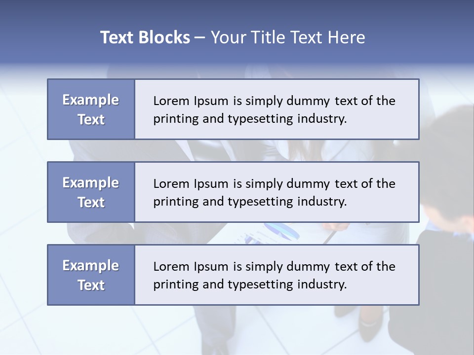 Team Communication Businesswoman PowerPoint Template