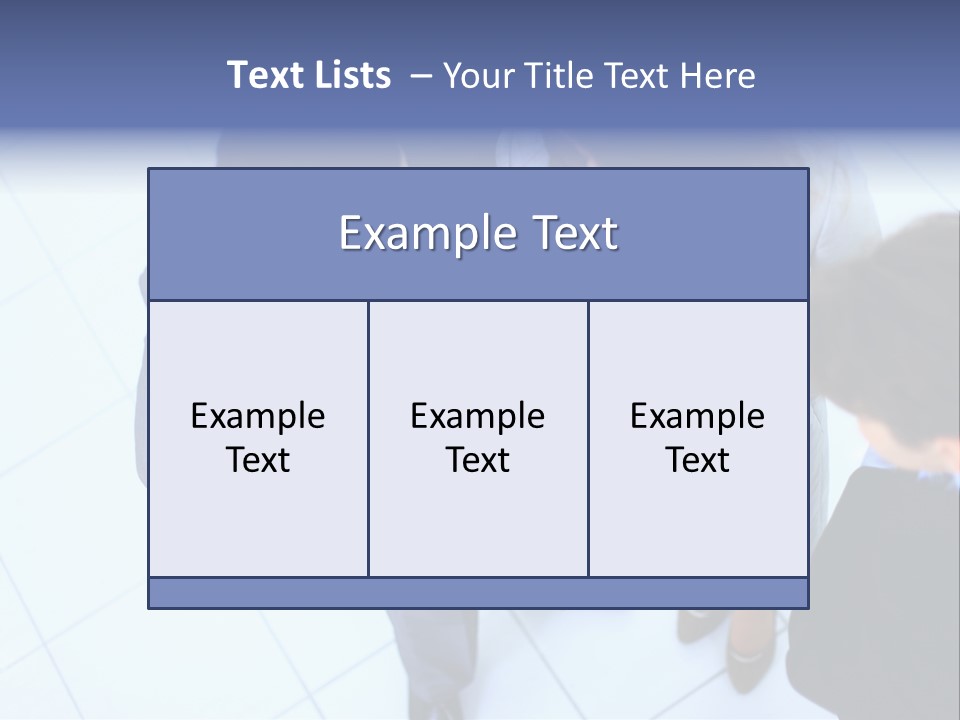 Team Communication Businesswoman PowerPoint Template