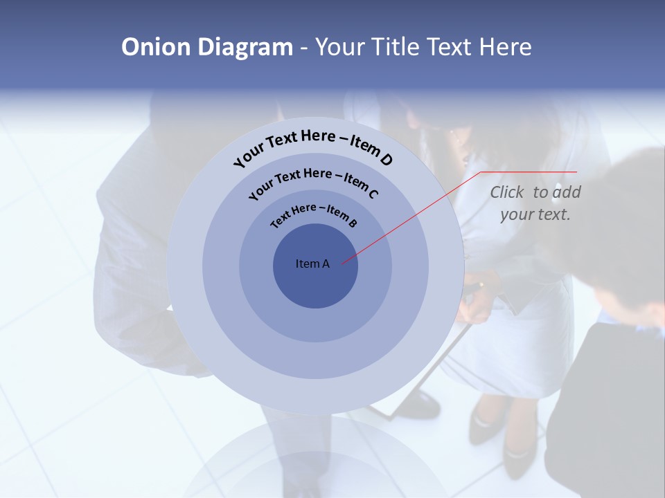 Team Communication Businesswoman PowerPoint Template