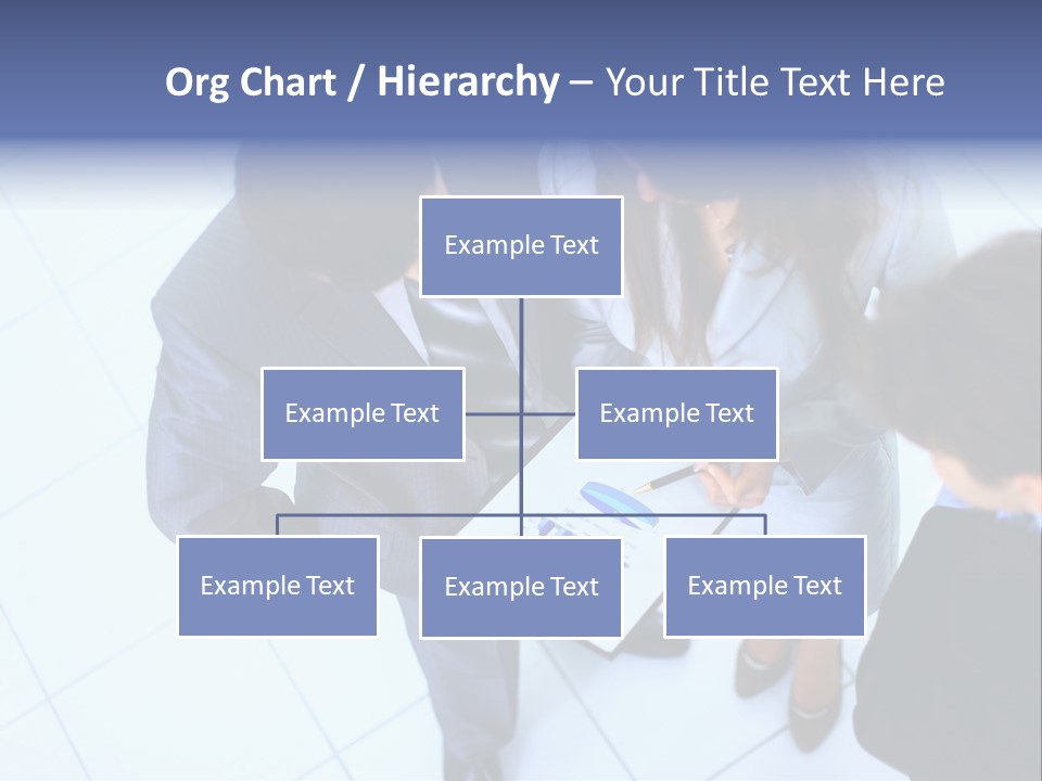 Team Communication Businesswoman PowerPoint Template