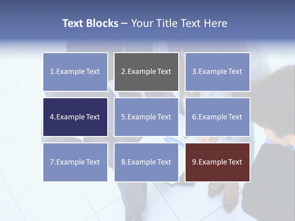 Team Communication Businesswoman PowerPoint Template