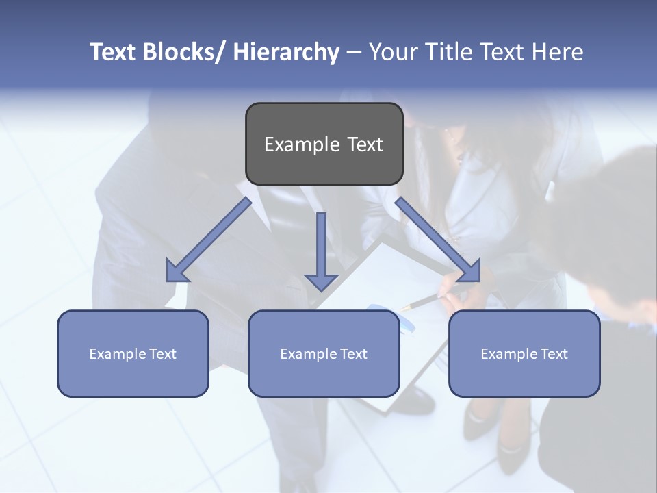 Team Communication Businesswoman PowerPoint Template
