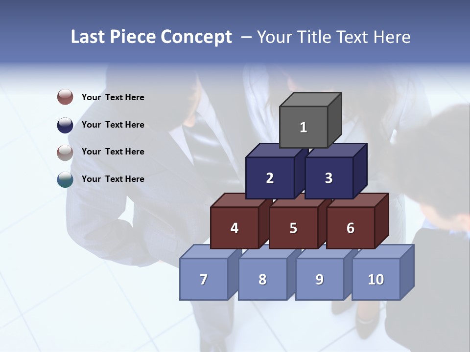 Team Communication Businesswoman PowerPoint Template