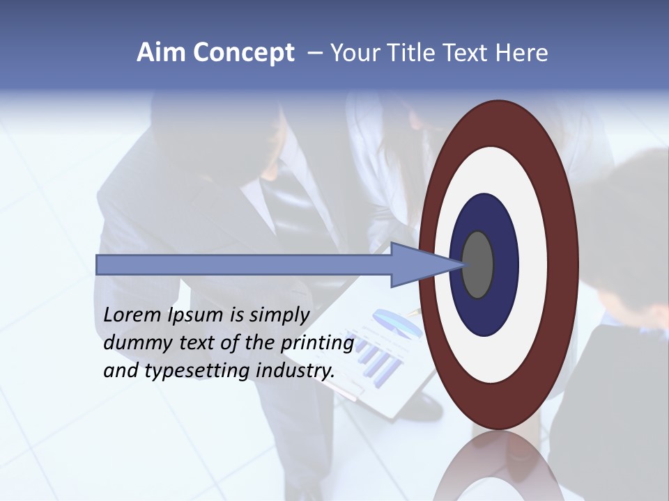 Team Communication Businesswoman PowerPoint Template