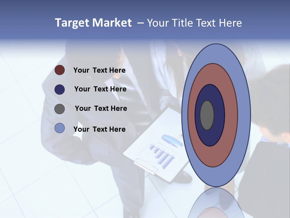 Team Communication Businesswoman PowerPoint Template