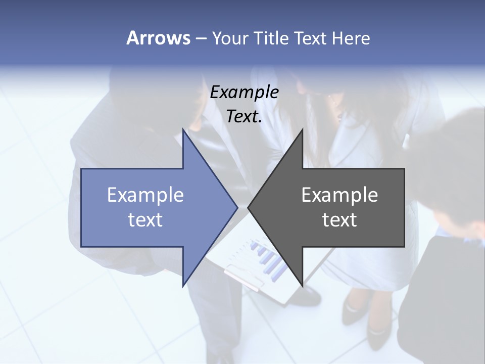 Team Communication Businesswoman PowerPoint Template