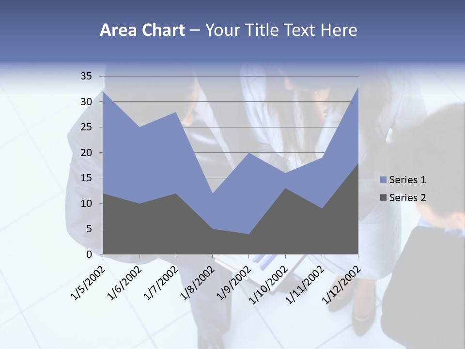 Team Communication Businesswoman PowerPoint Template