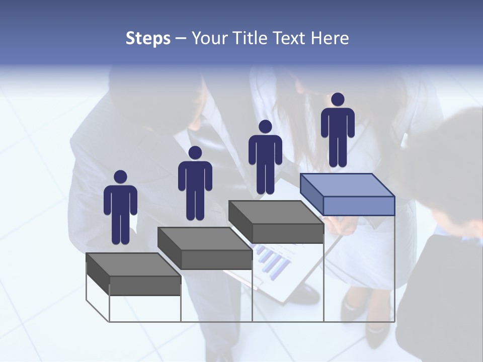 Team Communication Businesswoman PowerPoint Template