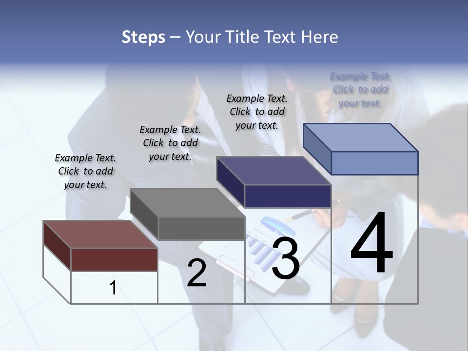 Team Communication Businesswoman PowerPoint Template