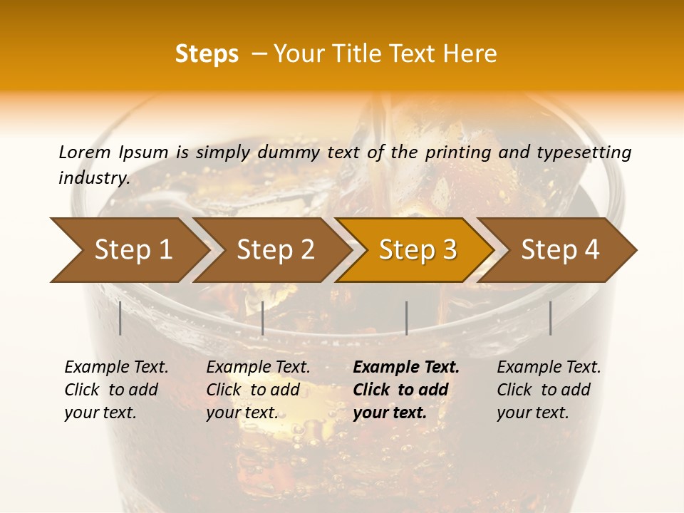 Fizzy Soda Pop Freshness PowerPoint Template