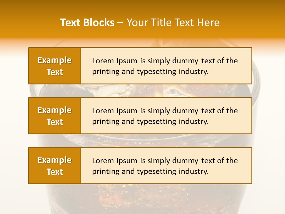 Fizzy Soda Pop Freshness PowerPoint Template