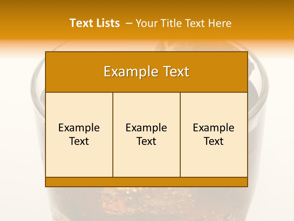 Fizzy Soda Pop Freshness PowerPoint Template