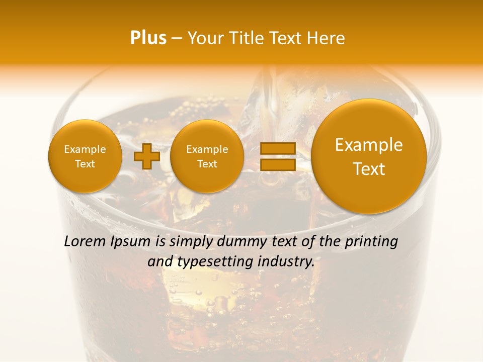 Fizzy Soda Pop Freshness PowerPoint Template