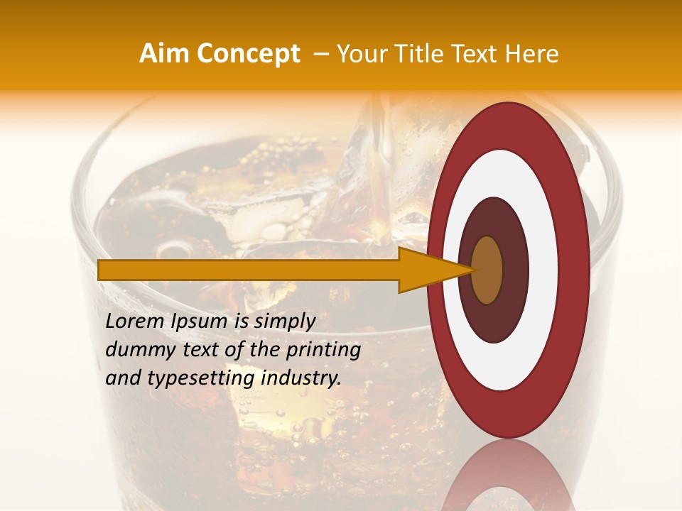 Fizzy Soda Pop Freshness PowerPoint Template