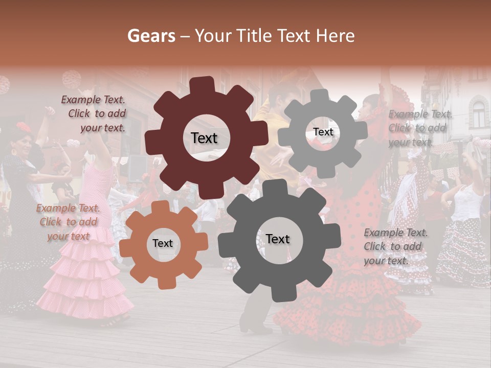 Dancers Culture Popular PowerPoint Template