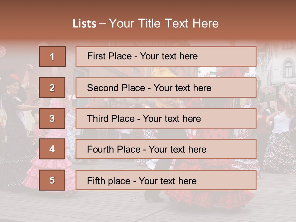 Dancers Culture Popular PowerPoint Template