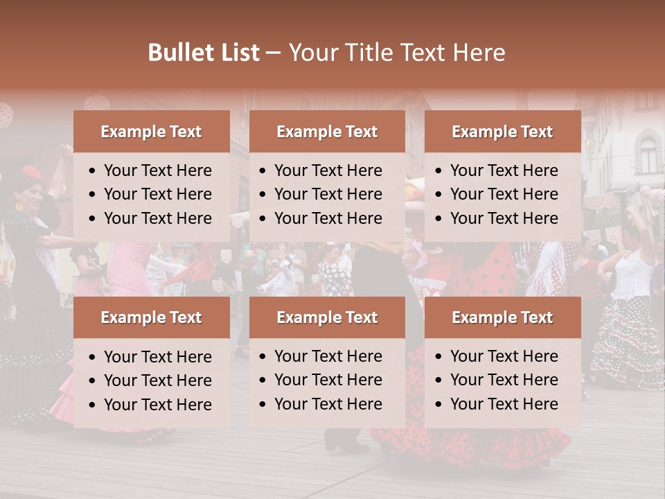 Dancers Culture Popular PowerPoint Template