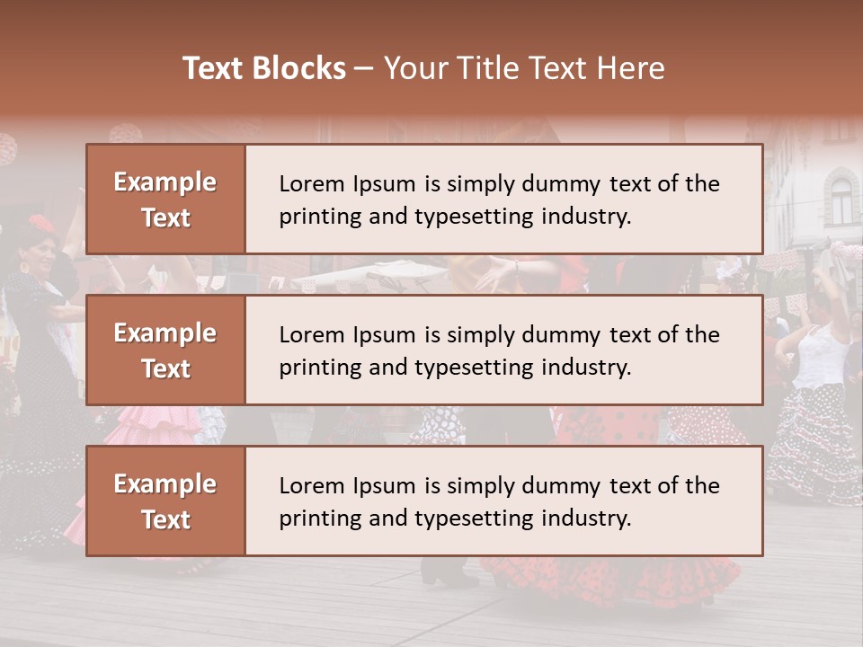 Dancers Culture Popular PowerPoint Template