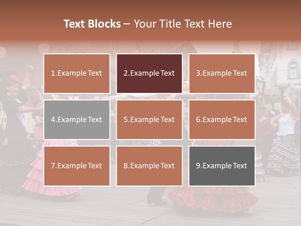 Dancers Culture Popular PowerPoint Template