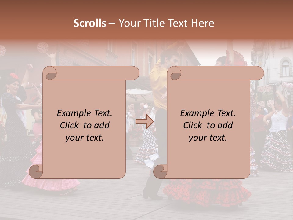 Dancers Culture Popular PowerPoint Template