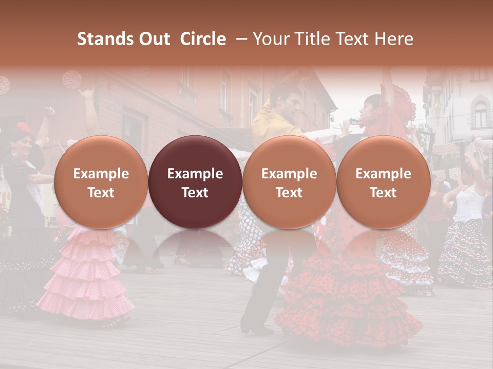 Dancers Culture Popular PowerPoint Template