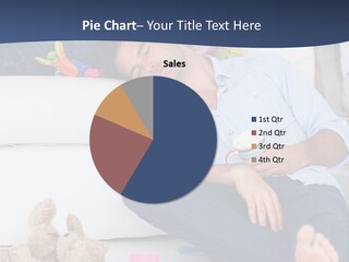 Mom Exhausted Toys PowerPoint Template