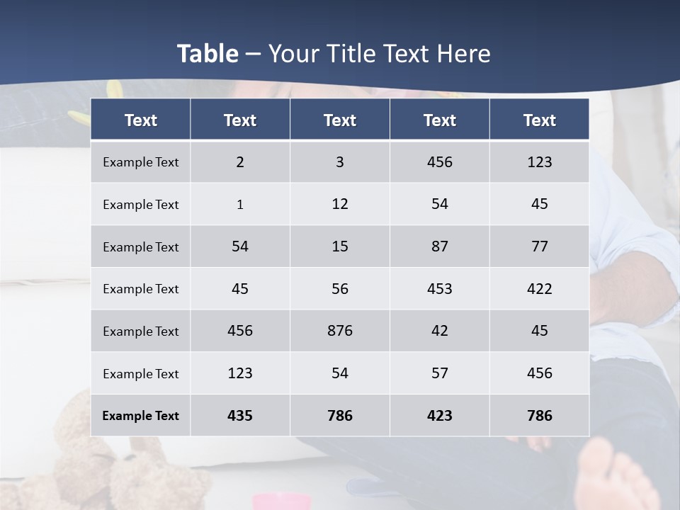 Mom Exhausted Toys PowerPoint Template