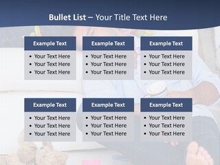 Mom Exhausted Toys PowerPoint Template
