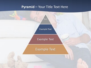 Mom Exhausted Toys PowerPoint Template