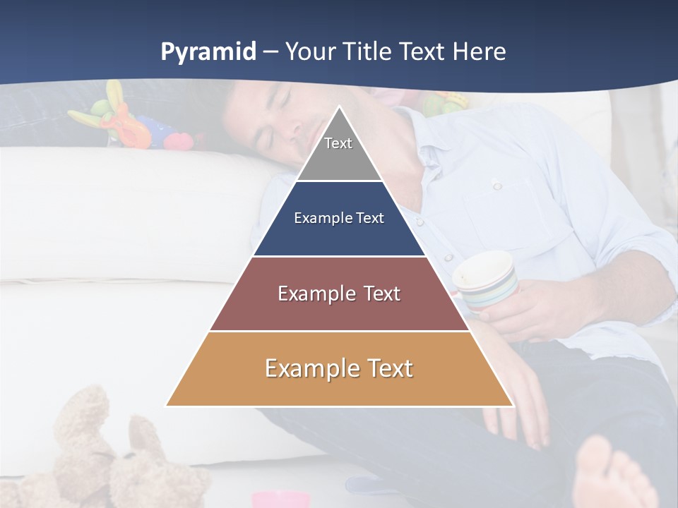 Mom Exhausted Toys PowerPoint Template