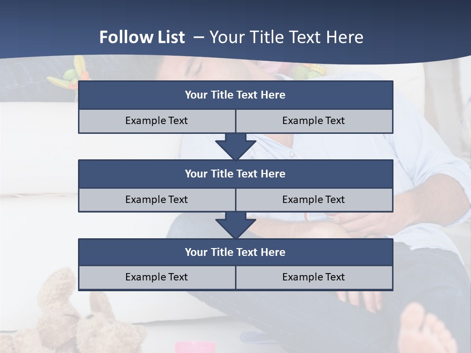 Mom Exhausted Toys PowerPoint Template