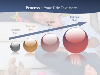 Mom Exhausted Toys PowerPoint Template