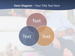 Mom Exhausted Toys PowerPoint Template