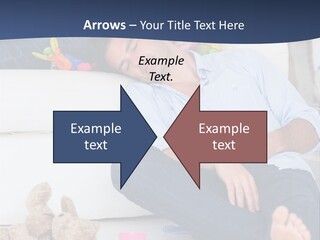 Mom Exhausted Toys PowerPoint Template