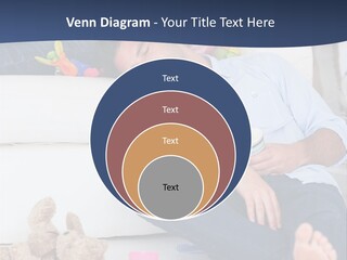 Mom Exhausted Toys PowerPoint Template