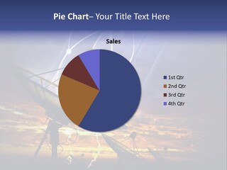 Antenna Waves Network PowerPoint Template