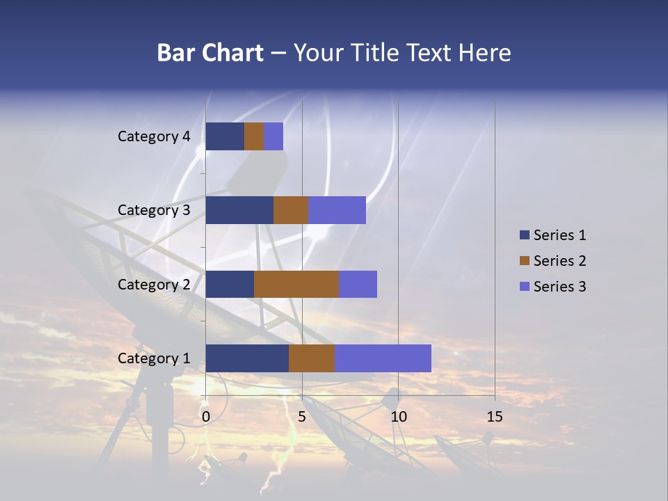 Antenna Waves Network PowerPoint Template