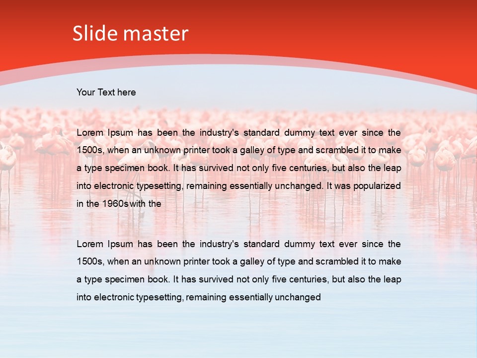 Lake Blue Tourism PowerPoint Template