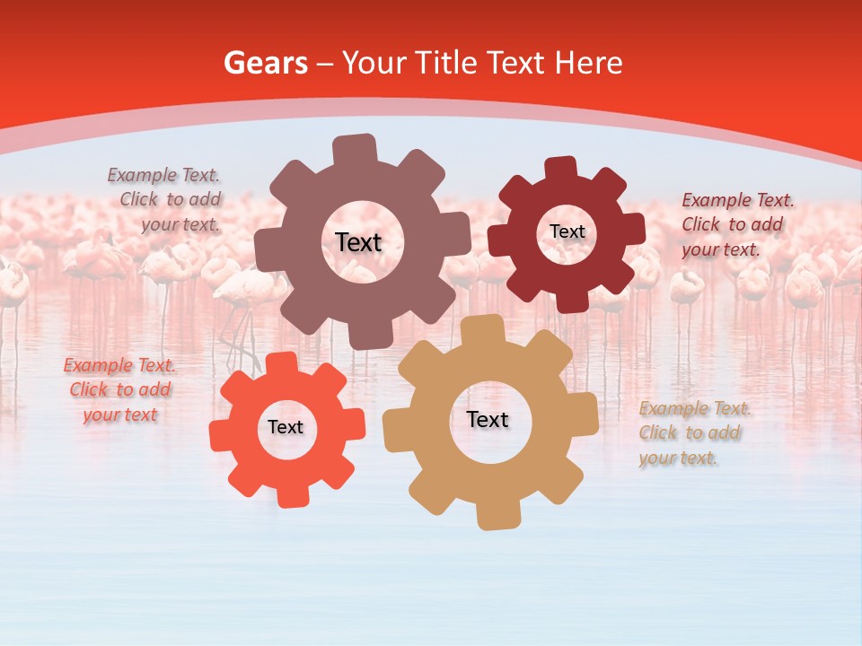 Lake Blue Tourism PowerPoint Template