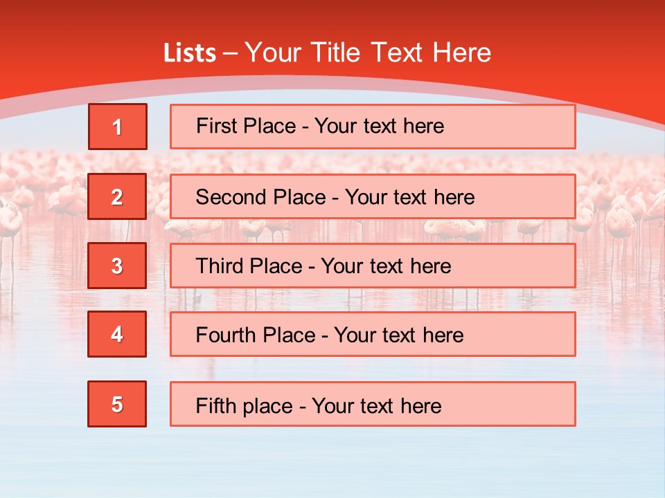Lake Blue Tourism PowerPoint Template