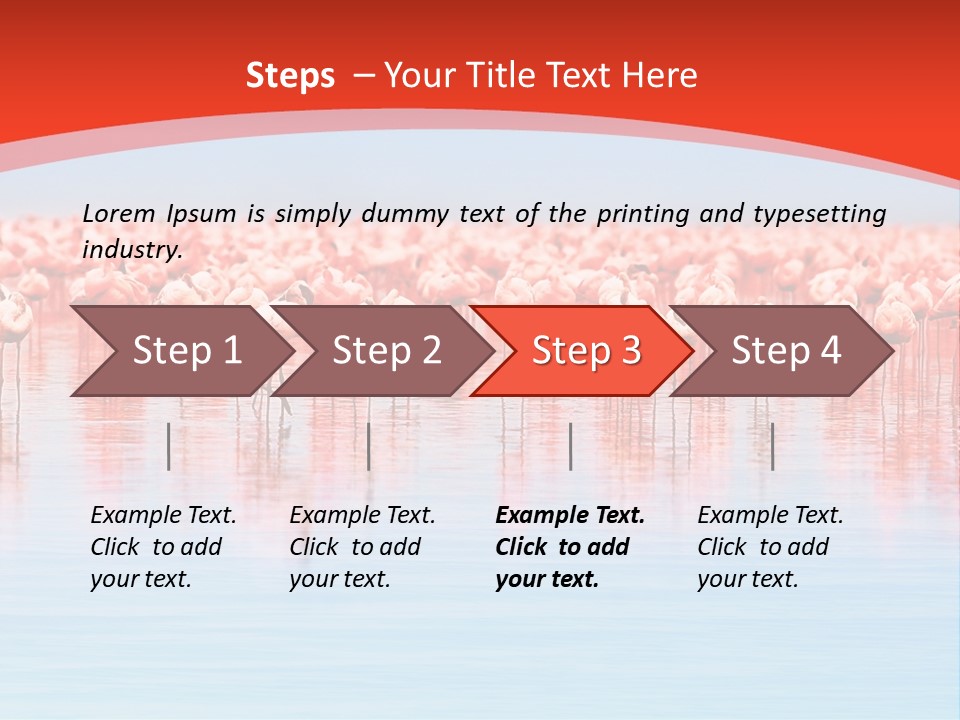 Lake Blue Tourism PowerPoint Template