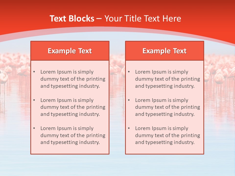 Lake Blue Tourism PowerPoint Template