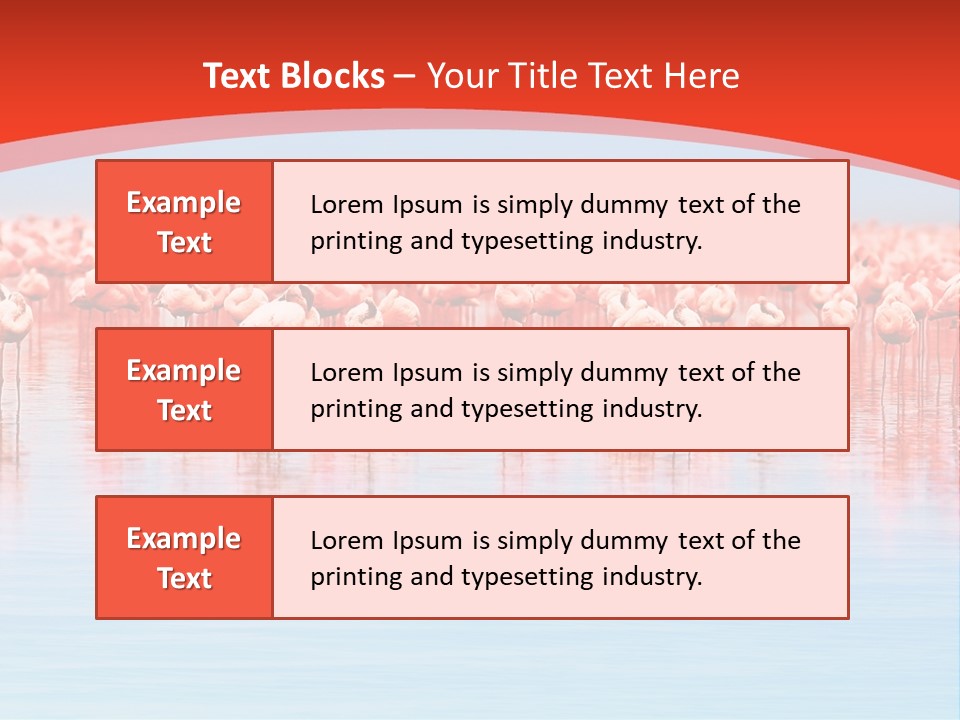 Lake Blue Tourism PowerPoint Template