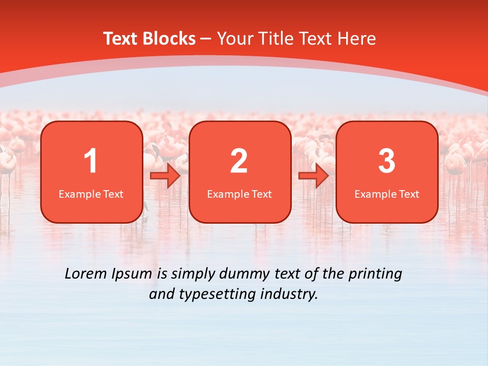 Lake Blue Tourism PowerPoint Template