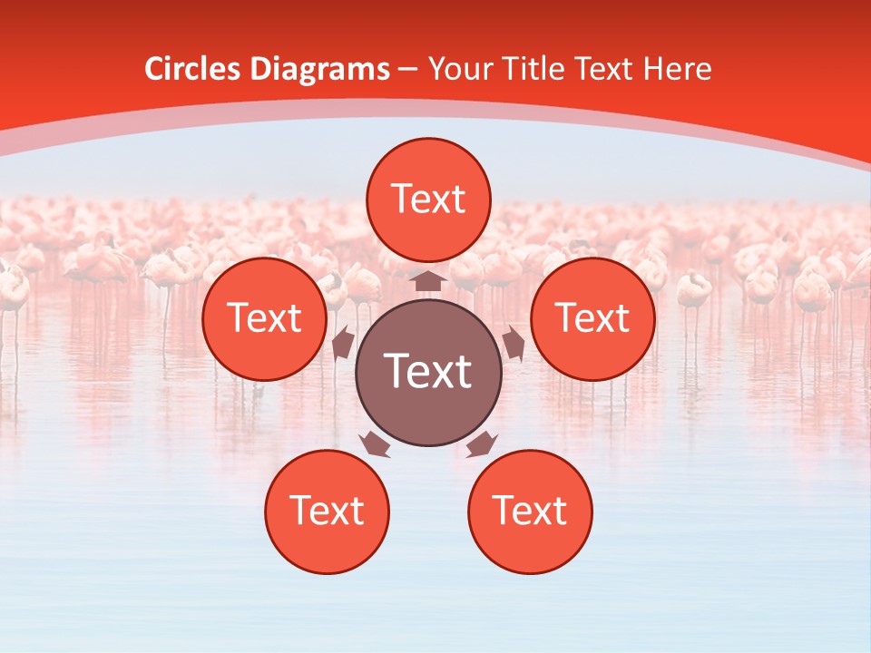 Lake Blue Tourism PowerPoint Template