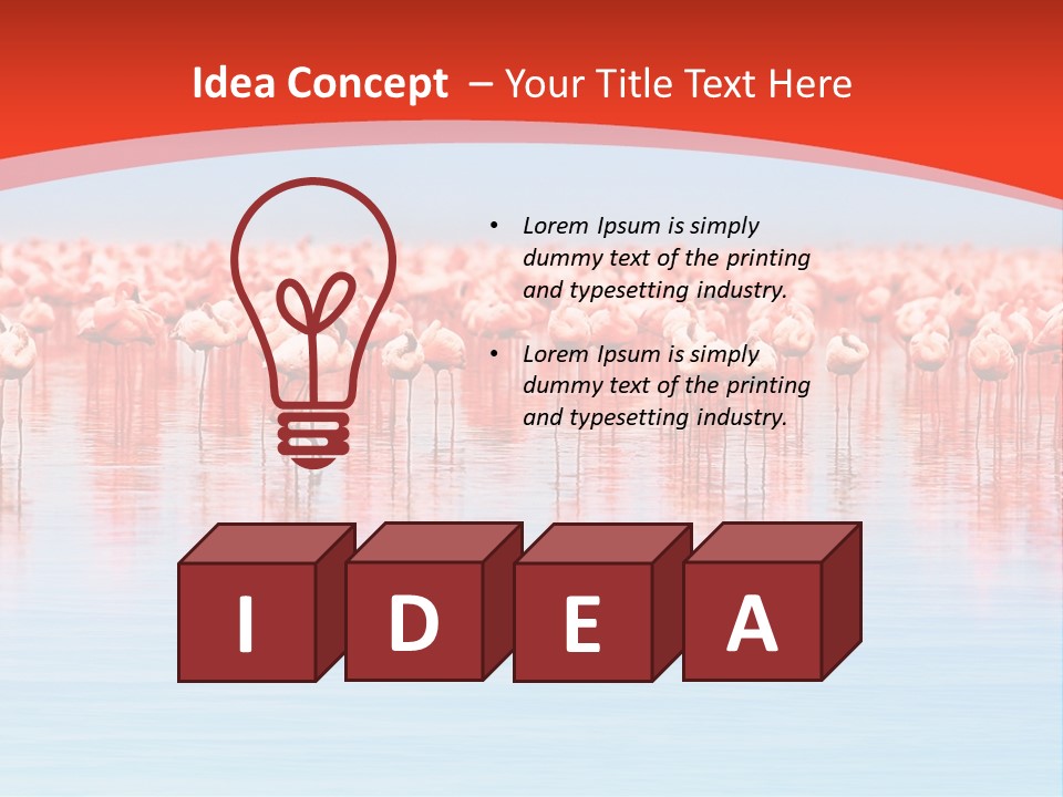 Lake Blue Tourism PowerPoint Template