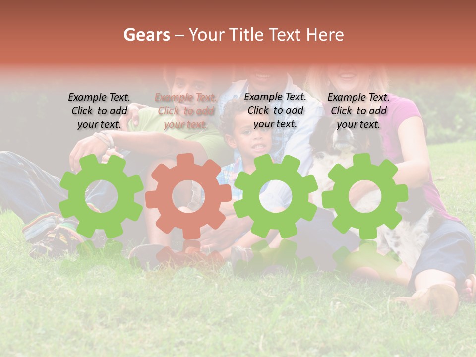 Mixed Race Parents Togetherness PowerPoint Template